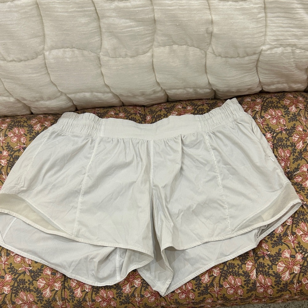 Lululemon white shorts 10